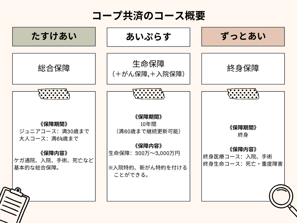 コープ共済　コース概要